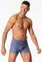 Swimming trunks with zipper pocket jersey navy patterned - Aqua