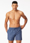 Badeshorts Webware navy gemustert - Aqua