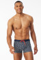 Slip de bain recyclé tricot bleu nuit imprimé - Aqua