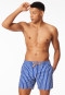 Badeshorts Webware Streifen royal - Aqua