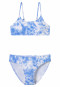 Bikini in tessuto a maglia riciclato SPF40+ batik aquarium - Aquarium