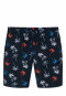 Pantaloncini da bagno in tessuto riciclato SPF40+ palme multicolore - Ciano
