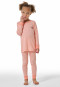 Pyjama long côtelé poignet rayures soleil abricot - Natural Love