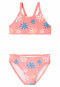 Bikini bustier en tricot recyclé SFP 40+ Soleil rose - Aqua
