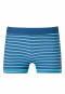 Costume da bagno in tessuto a maglia LSF40+ a strisce - Ciano