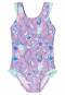 Maillot de bain tricot recyclé SFP 40+ animaux marins volants baie - Aqua