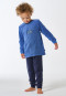 Pyjama long tissu éponge poignet renard bleu - Kids Nightwear