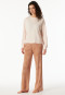 Pyjama long interlock champagne - Modern Nightwear
