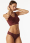Slip rio sans couture dentelle bordeaux - Invisible Soft Lace