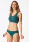 Slip rio in pizzo senza cuciture verde - Invisible Soft Lace