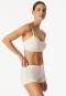 Bustier with removable pads off-white - Unique Cotton