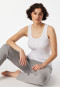 Strap top double rib white - SCHIESSER 150 Years