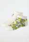 Women's socks sneakers 2-pack lemons white - Fashion