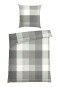 Bed linen 2-piece Renforcé mint chequered - SCHIESSER Home