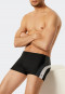 Badehose Wirkware recycelt seitliche Streifen schwarz - Nautical Active