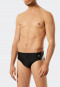 Badehose Wirkware recycelt seitliche Streifen schwarz - Nautical Active