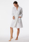 Bathrobe waffle piqué white - Essentials