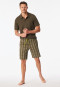 Bermuda oliv gemustert - Mix+Relax