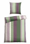 Set di biancheria da letto duepezzi Renforcé verde a strisce - SCHIESSER Home