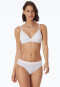 Soft-BH Doppelripp herausnehmbare Pads weiss - Pure Rib