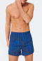 Boxershorts 2er-Pack Webware royal kariert - Boxershorts Multipack