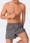 Boxershorts 2er-Pack Webware schwarz kariert - Boxershorts Multipack