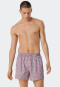 Boxers lot de 2 matière tissée uni carreaux multicolore - Fun Prints