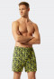 Boxershorts Jersey 2er-Pack uni gemustert dunkelblau/gelb - Fun Prints