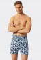Boxer shorts jersey 2-pack solid patterned dark blue/light blue - Fun Prints