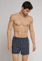 Boxer tissé à carreaux bleu foncé - Original Classics