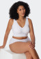 Bustier Microware removable pads white - Invisible Soft