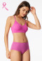 Bustier Mikrofaser herausnehmbare Pads fuchsia - Invisible Soft