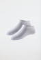 Women's sneaker socks 2-pack organic cotton white - 95/5