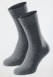 Lot de 2 chaussettes pour homme anthracite chiné - 95/5