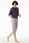 Pantalon 3/4-long Fleurs imprimé multicolore - Mix+Relax