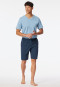 Pants short atlantic blue patterned - Mix+Relax