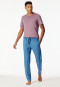 Long blue printed pants - Mix+Relax