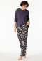 Pantalon long noir imprimé - Mix+Relax