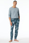 Lounge pants long Organic Cotton multicolored patterned - Mix+Relax