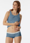Micro-pants blu atlantico - Revival Greta