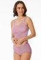 Slip midi a costine sottili in palissandro - Luxury