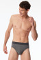 Mini slip in Organic Cotton a fantasia antracite - Comfort Fit