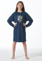 Camicia da notte a manica lunga blu - Nightwear