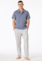 Polo shirt jersey blue-grey - Mix+Relax