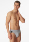 Slip Rio confezione da 3 cotone biologico strisce grigio mélange - 95/5