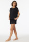 Schlafanzug kurz Modal Spitze schwarz - Sensual Premium