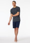 Pigiama corto con strisce antracite - Casual Essentials
