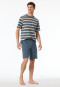 Pajamas short stripes denim blue - Casual Nightwear