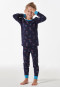 Pigiama lunghezza cani skateboard blu scuro - Boys World
