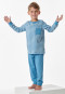 Pigiama lungo a righe celeste - Boys World
